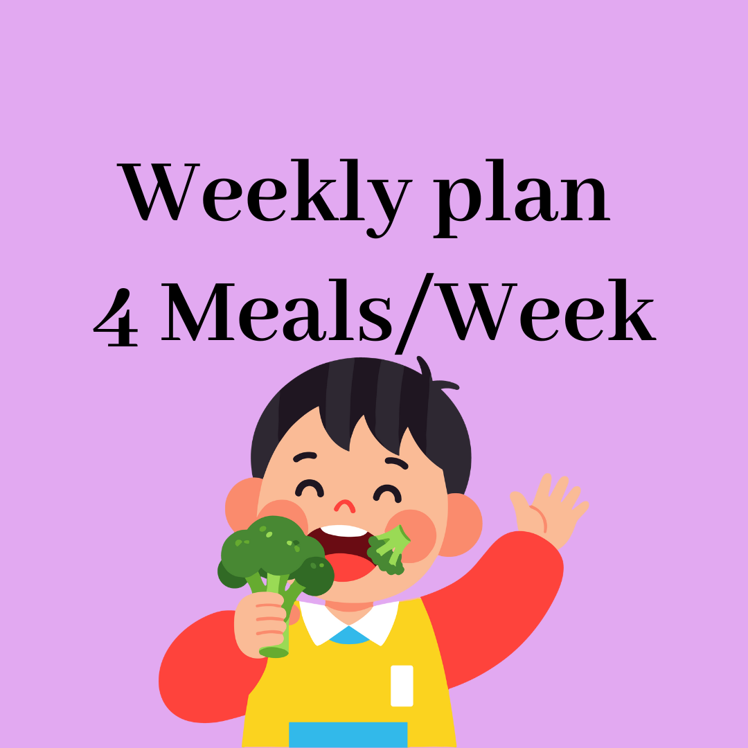 Weekly plan 4 Meals/Week