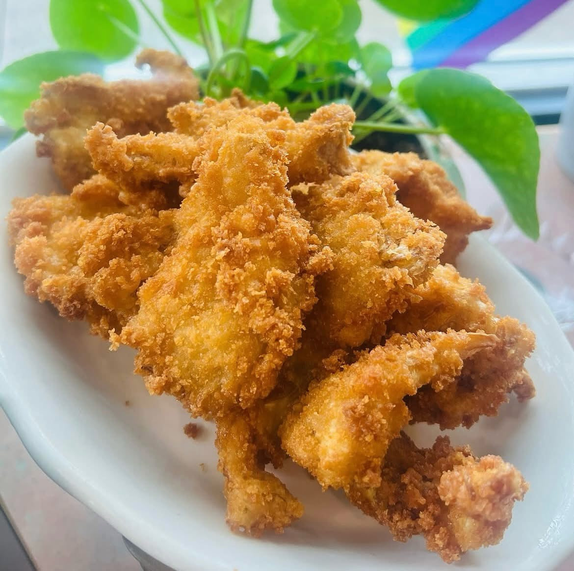 🍽️ Catering Appetizer: Oysters mushrooms tempura